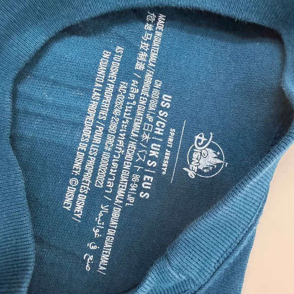 Disney Parks Tiana's Bayou Adventure Spirit Jersey Teal Blue Mens Small - Picture 4 of 7